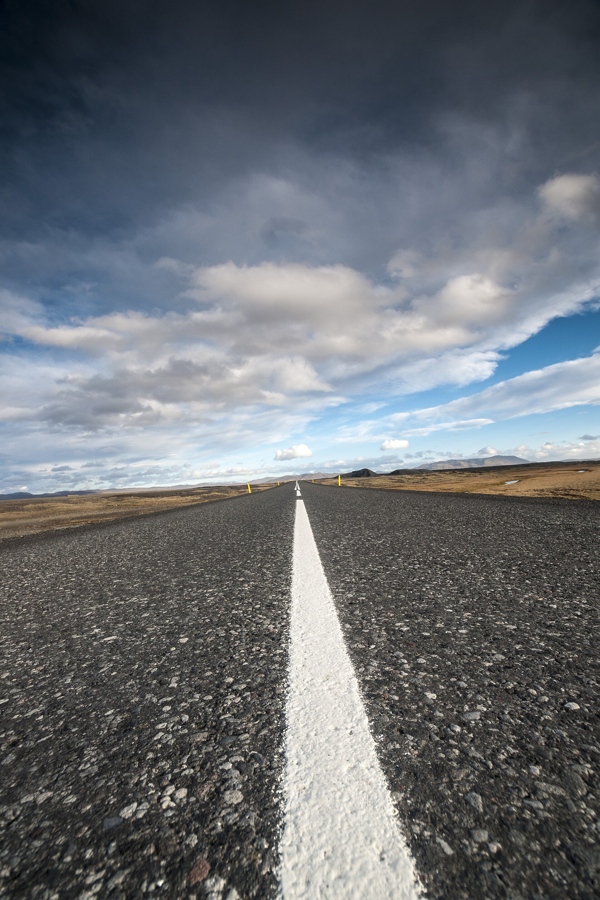 Route 1 Ring Road in eastern Iceland