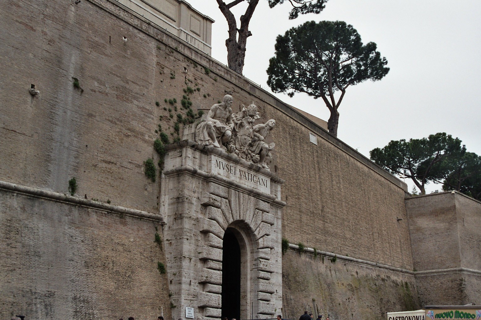 Entrance to the Vatican Museums on Viale Vaticano